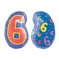 Number 6 Jr. Shape