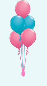 5 Latex Balloon Centerpiece