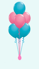 7 Latex Balloon Centerpiece