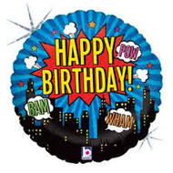 Holographic Superhero Birthday