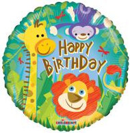 Happy Birthday Jungle Balloon