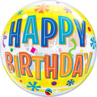 Fun & Yellow Birthday Bubble 