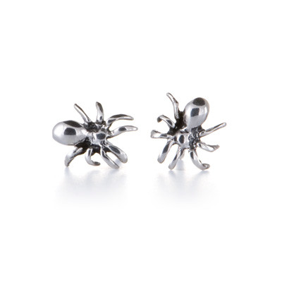 spider stud earrings