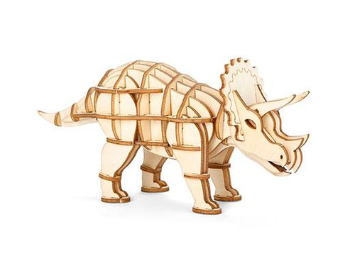 Triceratops 3D Wooden Puzzle Thumbnail