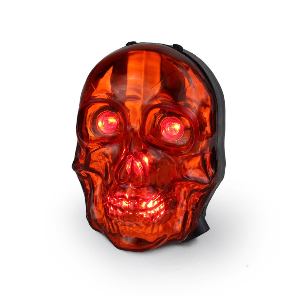 skull bike light