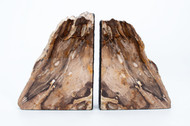 Petrified Wood Bookends - Thumbnail