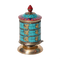 Turquoise Prayer Wheel for Table or Altar