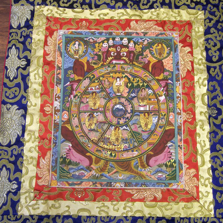 Wheel of Life Mandala Thangka