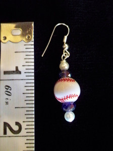 Baseball Earrings