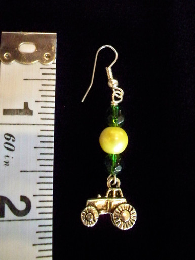 Tractor Earrings