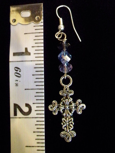 Elegant Cross Earrings