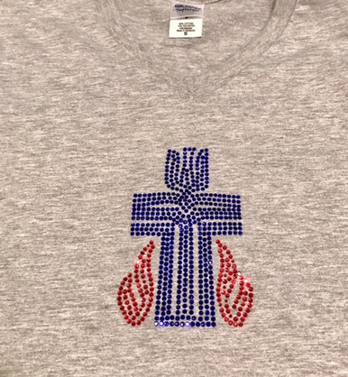 Presbyterian Medium Size Emblem in Rhinestones