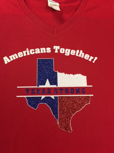 Americans Together!
Texas Strong
Designer:  MVP
Logo on sleeve