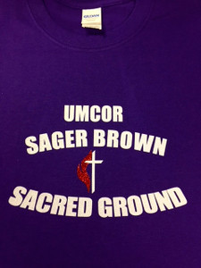 UMCOR Sager Brown Sacred Ground Tee