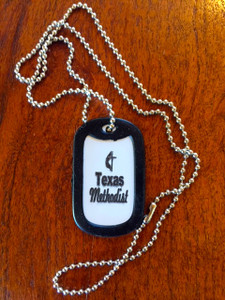 "Texas Methodist" Dog Tag
