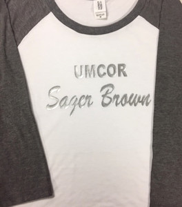 Baseball UMCOR Sager Brown Tee