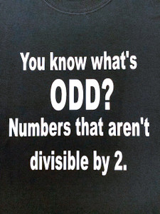 "You Know what's ODD?" Tee