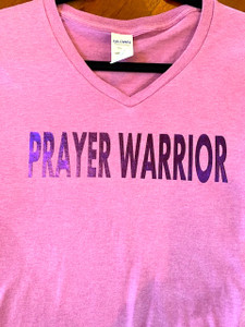 Prayer Warrior Soft Metalic Tee