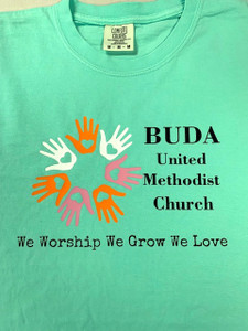 Buda United Methodist Church "Circle Hands" Vinyl Tee
