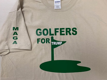 "Golfers For Trump" MAGA Tee
