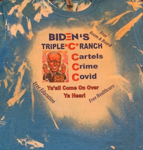 Biden's Triple "C" Ranch Bleached Tee