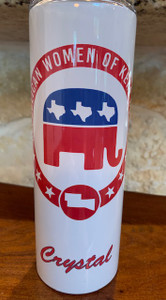 "Republican Logo Personalized Tumbler"