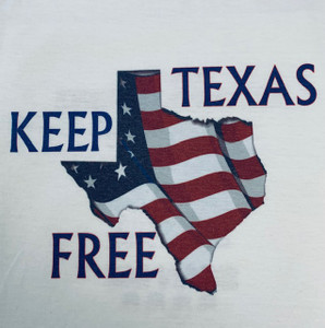 "Keep Texas Free" Sublimation Tee Front Only