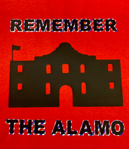 "Remember The Alamo"  Stripe Vinyl