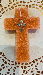 Car Freshie Embellished Cross