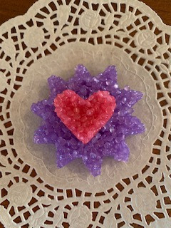 Car Freshie Flower with Heart 3D