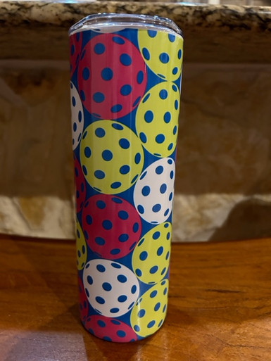 Pickleball Balls Tumbler 20oz