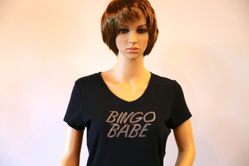 Rhinestone "Bingo Babe" Tee Shirt