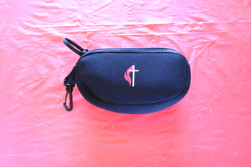 Utility Case With Cross and Flame Vinyl Emblem