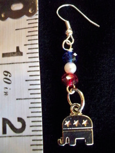 Republican GOP Earrings