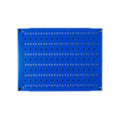Scratch & Dent 12in Tall x 16in Wide Pegboard Panel - Blue Metal Pegboard