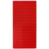 8 Pack of Pegboard - Scratch & Dent Wall Control 16in W x 32in T Red Metal Pegboard