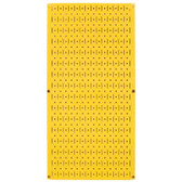 8 Pack of Pegboard - Scratch & Dent Wall Control 16in W x 32in T Yellow Metal Pegboard