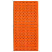 8 Pack of Pegboard - Scratch & Dent Wall Control 16in W x 32in T Orange Metal Pegboard
