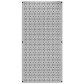 8 Pack of Pegboard - Scratch & Dent Wall Control 16in W x 32in T Gray Metal Pegboard
