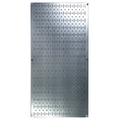 8 Pack of Pegboard - Scratch & Dent Wall Control 16in W x 32in T Galvanized Metallic Metal Pegboard