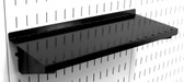 3 Pack of Scratch & Dent 6in Deep Wall Control Pegboard Shelves