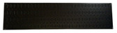 Scratch & Dent 8in T  X 32in W Horizontal Black Metal Pegboard Tool Board Panel