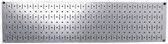 Scratch & Dent 8in T  X 32in W Horizontal Galvanized Metal Pegboard Tool Board Panel