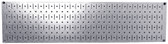 Scratch & Dent 8in T  X 32in W Horizontal Galvanized Metal Pegboard Tool Board Panel