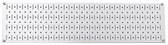 Scratch & Dent 8in T  X 32in W Horizontal White Metal Pegboard Tool Board Panel