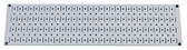 Scratch & Dent 8in T  X 32in W Horizontal Gray Metal Pegboard Tool Board Panel