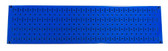 Scratch & Dent 8in T  X 32in W Horizontal Blue Metal Pegboard Tool Board Panel