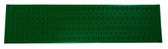 Scratch & Dent 8in T  X 32in W Horizontal Green Metal Pegboard Tool Board Panel