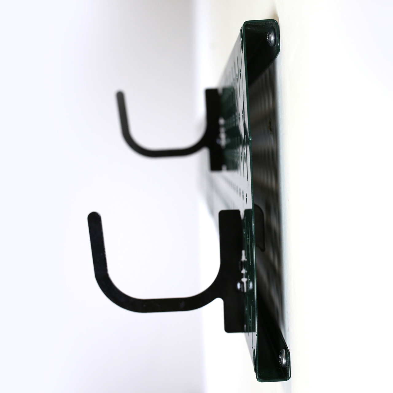 Scratch & Dent 8in T X 32in W Horizontal Green Metal Pegboard Tool Board Panel Cheap Pegboard