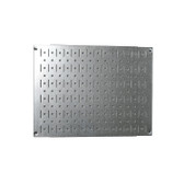 Scratch & Dent 12in Tall x 16in Wide Pegboard Panel - Galvanized Metal Pegboard